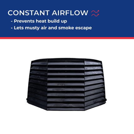 MAXXAIR 00-933082 MAXXAIR II Vent Cover - Black