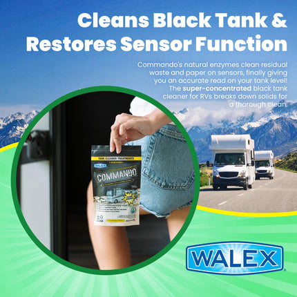 Walex CMDOBG Tank Cleaner, 4 Pack Drop-Ins