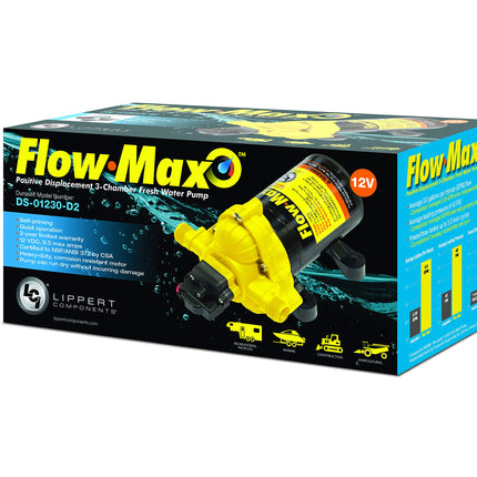 Flow Max 689052 3.3 GPM Self-Priming 12V Water Pump