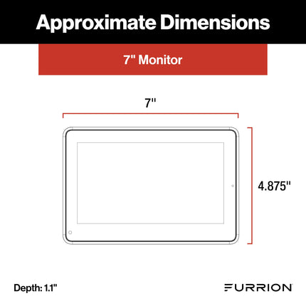 Furrion® - Furrion Vision S+® 7" Monitor and Sharkfin Camera with Bracket #FOS7HTASF