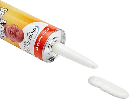 Dicor 501LSW-1 Epdm Self-Leveling Lap Sealant-10.3 Oz. Tube, White, 10.3 Fluid_Ounces (Packaging May Vary)