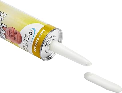 Dicor 551LSW1 White Non-Sag Roof Lap Sealant - 10.3 oz. Tube