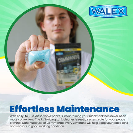 Walex CMDOBG Tank Cleaner, 4 Pack Drop-Ins