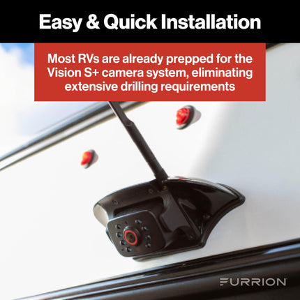 Furrion® - Furrion Vision S+® 7" Monitor and Sharkfin Camera with Bracket #FOS7HTASF