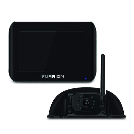 Furrion Vision S Wireless RV Backup Camera System with 7-Inch Monitor, 1 Rear Sharkfin Doorway Security, Infrared Night Vision, Wide-Angle View, Hi-Res, Waterproof - FOS07TASF