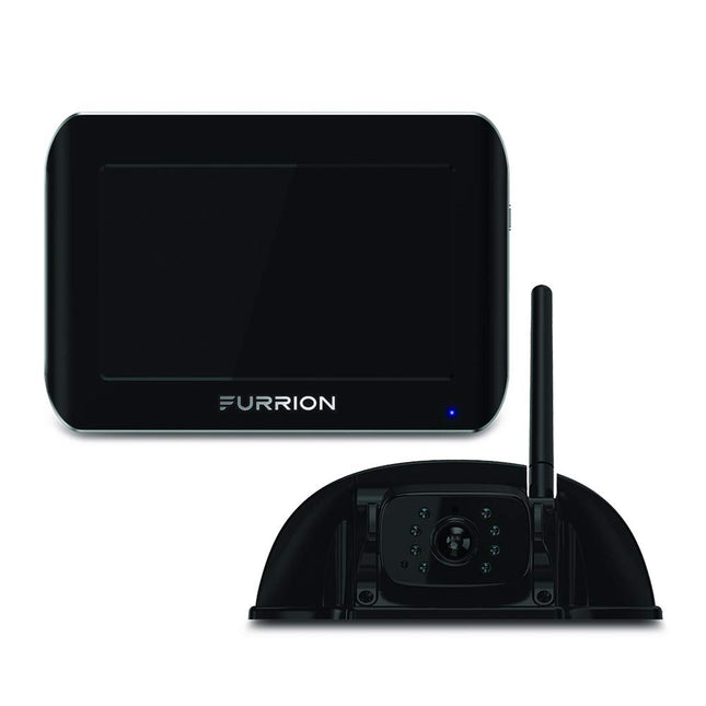Furrion Vision S Wireless RV Backup Camera System with 7-Inch Monitor, 1 Rear Sharkfin Doorway Security, Infrared Night Vision, Wide-Angle View, Hi-Res, Waterproof - FOS07TASF