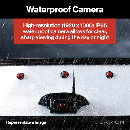 Furrion® - Furrion Vision S+® 7" Monitor and Sharkfin Camera with Bracket #FOS7HTASF