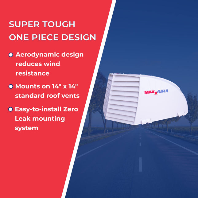 MAXXAIR 00-933081 MAXXAIR II Vent Cover - White
